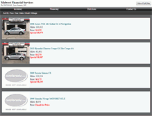 Tablet Screenshot of midwestautosales.biz